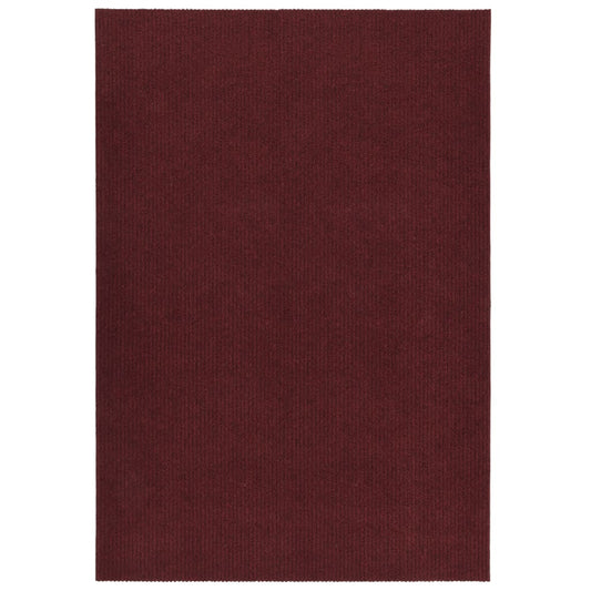 Berkfield Dirt Trapper Carpet Runner 100x150 cm Bordeaux Red