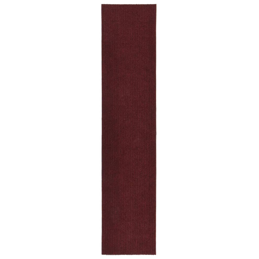 Berkfield Dirt Trapper Carpet Runner 100x500 cm Bordeaux Red