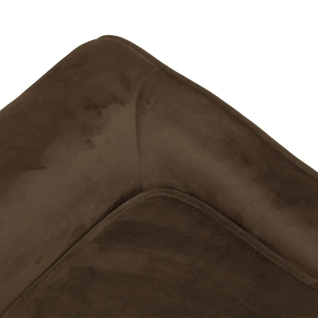 Berkfield Dog Sofa Brown 57x34x36 cm Plush
