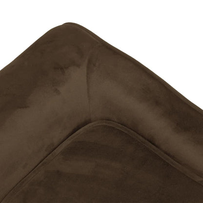 Berkfield Dog Sofa Brown 57x34x36 cm Plush