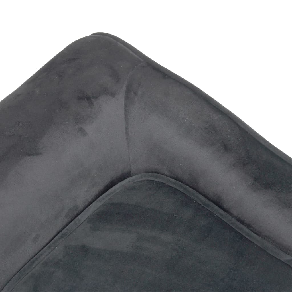 Berkfield Dog Sofa Dark Grey 57x34x36 cm Plush