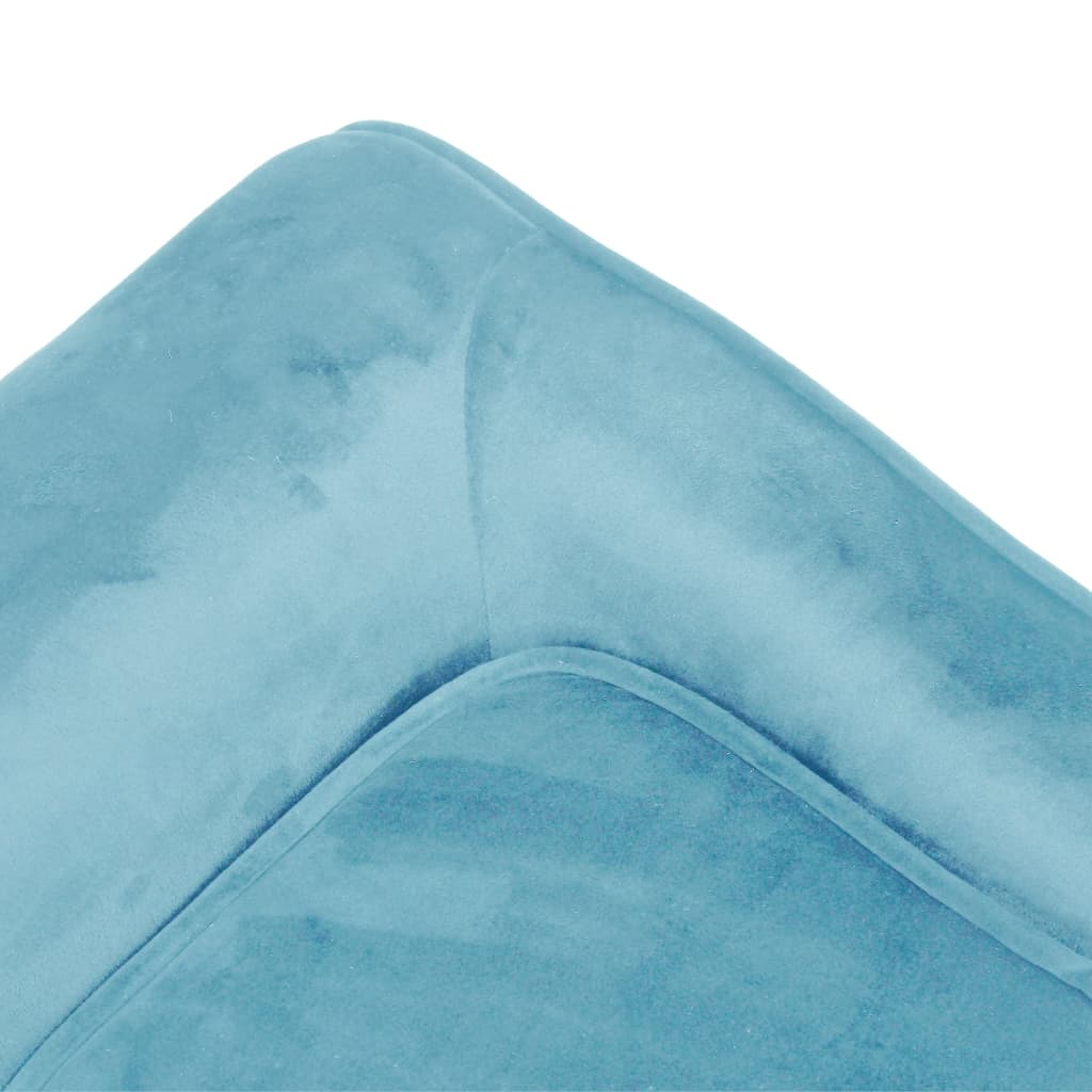 Berkfield Dog Sofa Turquoise 57x34x36 cm Plush