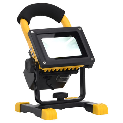 Berkfield Rechargeable LED Spotlight with Handle 10 W Cold White