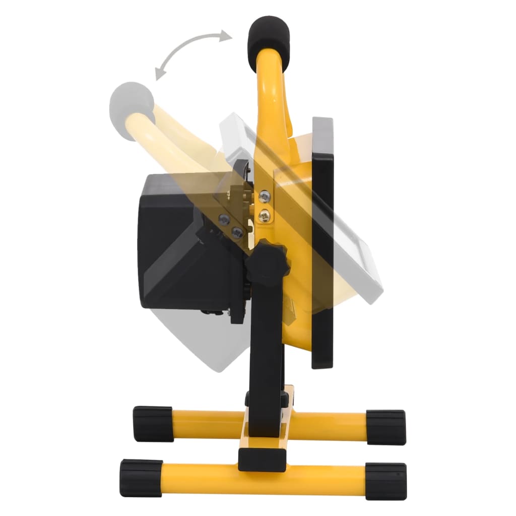 Berkfield Rechargeable LED Spotlight with Handle 10 W Cold White