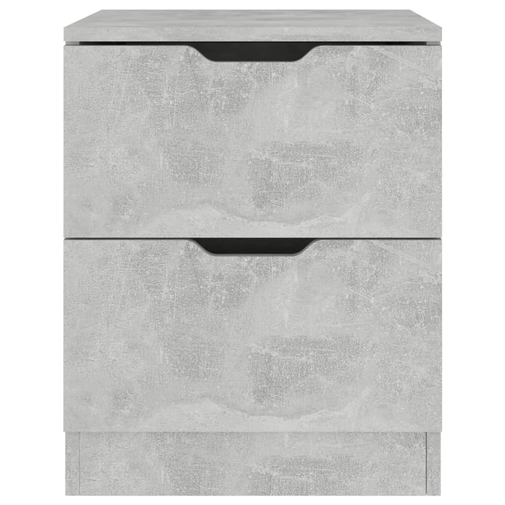 Berkfield Bedside Cabinet Concrete Grey 40x40x50 cm Engineered Wood