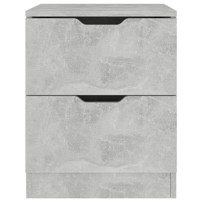 Berkfield Bedside Cabinet Concrete Grey 40x40x50 cm Engineered Wood