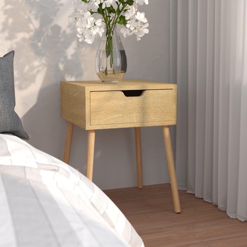Berkfield Bedside Cabinet Sonoma Oak 40x40x56 cm Engineered Wood