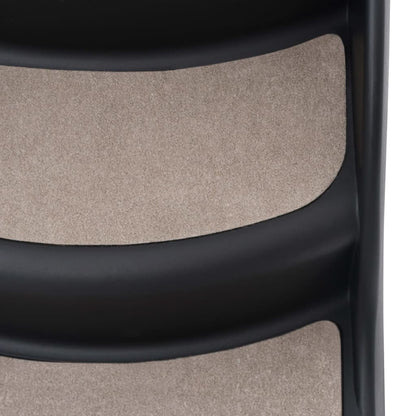Berkfield Folding 3-Step Dog Stairs Black