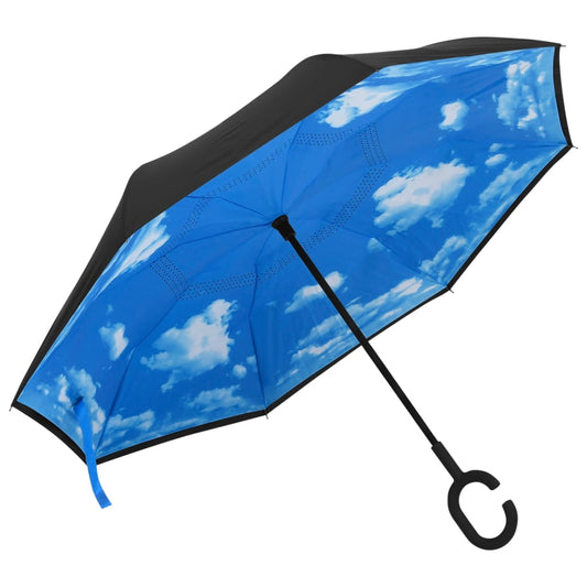 Berkfield Umbrella C-handle Black 108 cm
