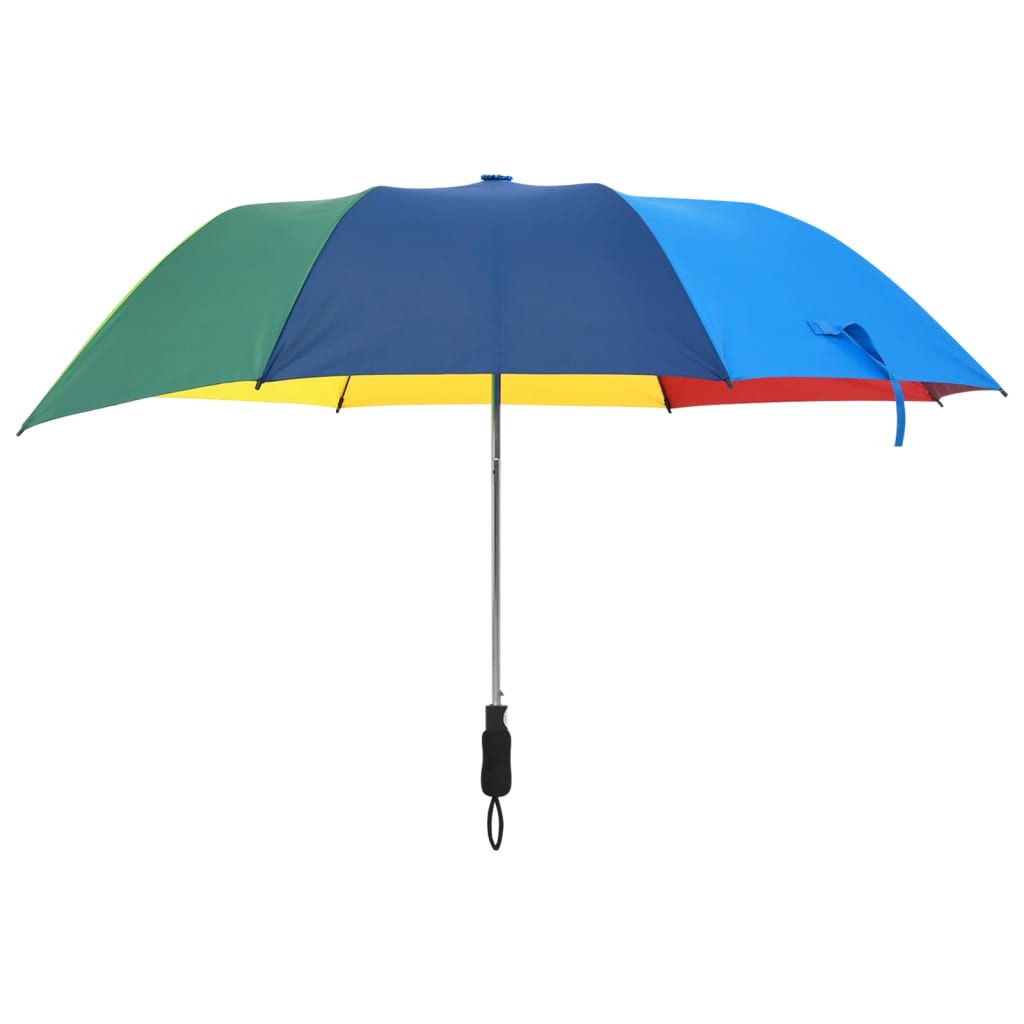 Berkfield Automatic Folding Umbrella Multicolour 124 cm