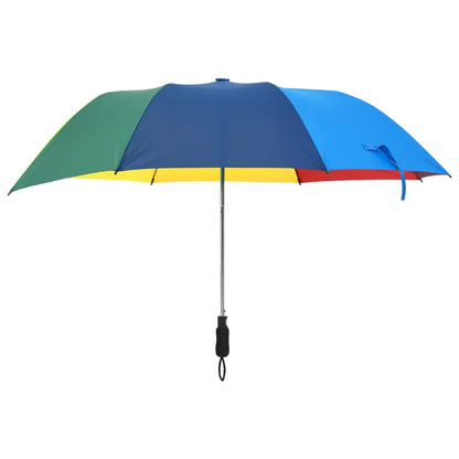 Berkfield Automatic Folding Umbrella Multicolour 124 cm