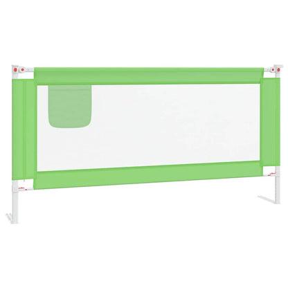 Berkfield Toddler Safety Bed Rail Green 180x25 cm Fabric