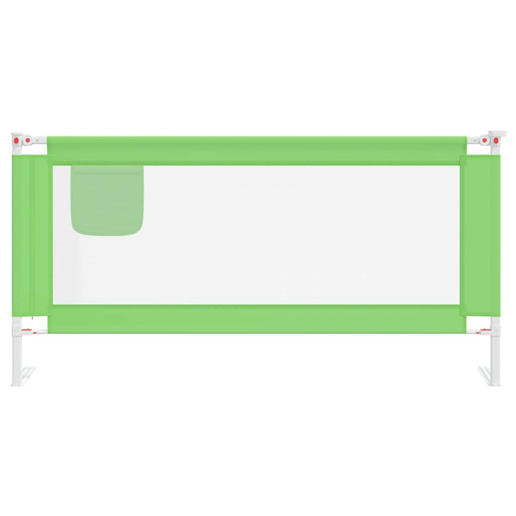 Berkfield Toddler Safety Bed Rail Green 180x25 cm Fabric