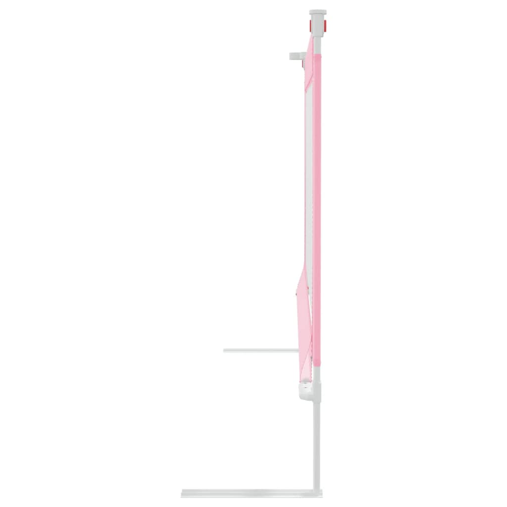 Berkfield Toddler Safety Bed Rail Pink 190x25 cm Fabric