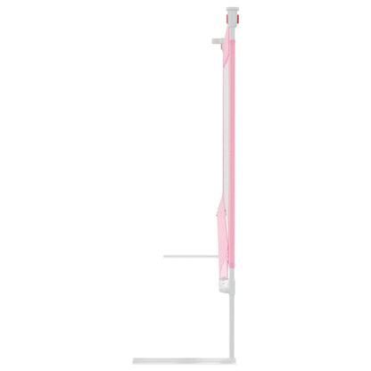 Berkfield Toddler Safety Bed Rail Pink 190x25 cm Fabric