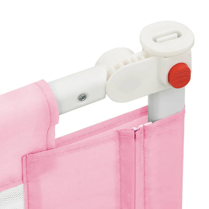 Berkfield Toddler Safety Bed Rail Pink 190x25 cm Fabric