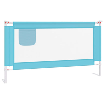 Berkfield Toddler Safety Bed Rail Blue 150x25 cm Fabric