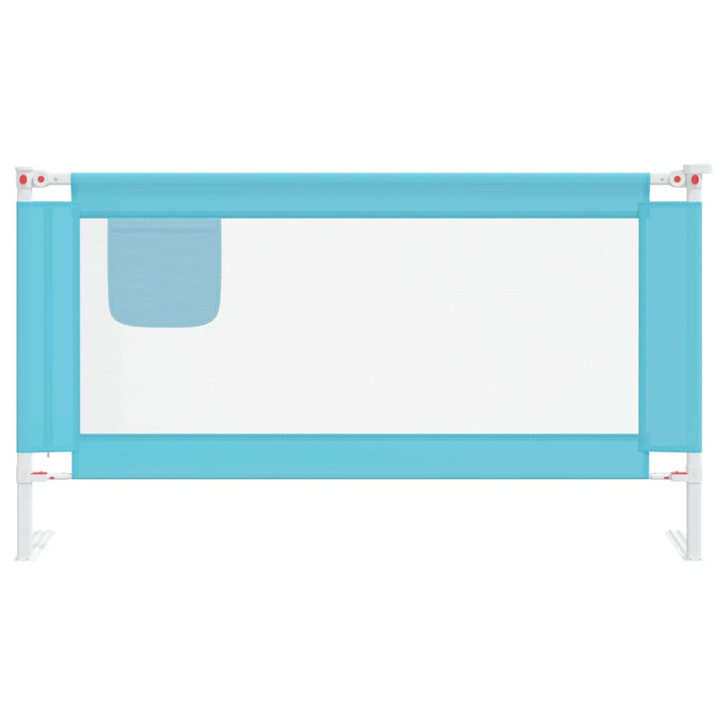 Berkfield Toddler Safety Bed Rail Blue 150x25 cm Fabric