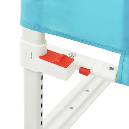 Berkfield Toddler Safety Bed Rail Blue 150x25 cm Fabric