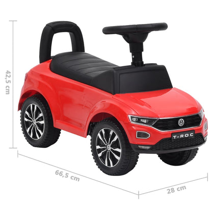 Berkfield Step Car Volkswagen T-Roc Red