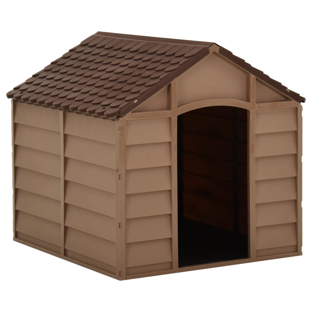Berkfield Dog House Brown 71x71.5x68 cm PP