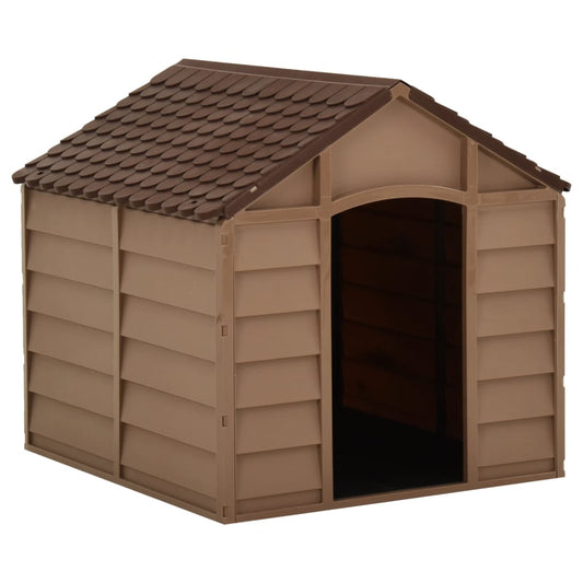 Berkfield Dog House Brown 71x71.5x68 cm PP