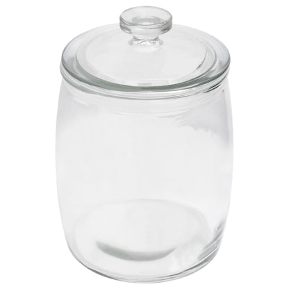 Berkfield Storage Glass Jars with Lid 4 pcs 3850 ml