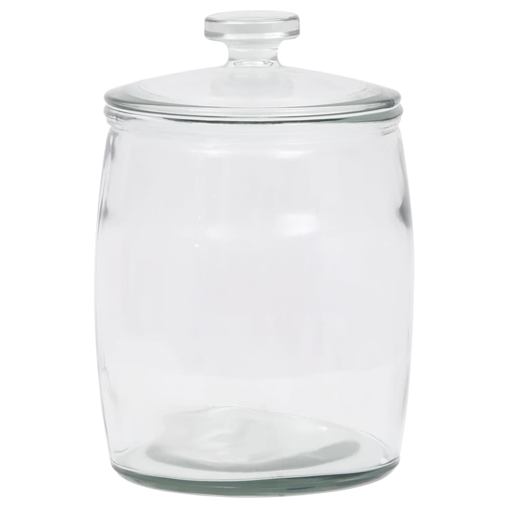 Berkfield Storage Glass Jars with Lid 4 pcs 3850 ml