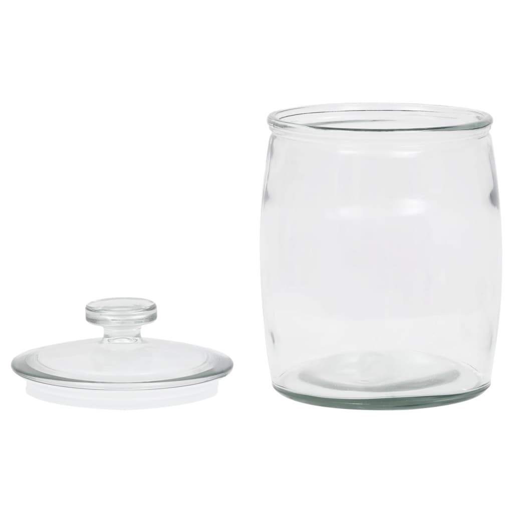 Berkfield Storage Glass Jars with Lid 4 pcs 3850 ml