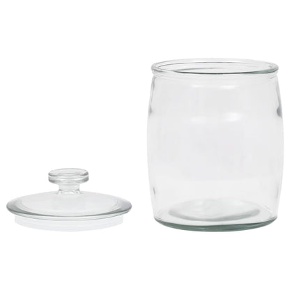 Berkfield Storage Glass Jars with Lid 4 pcs 3850 ml