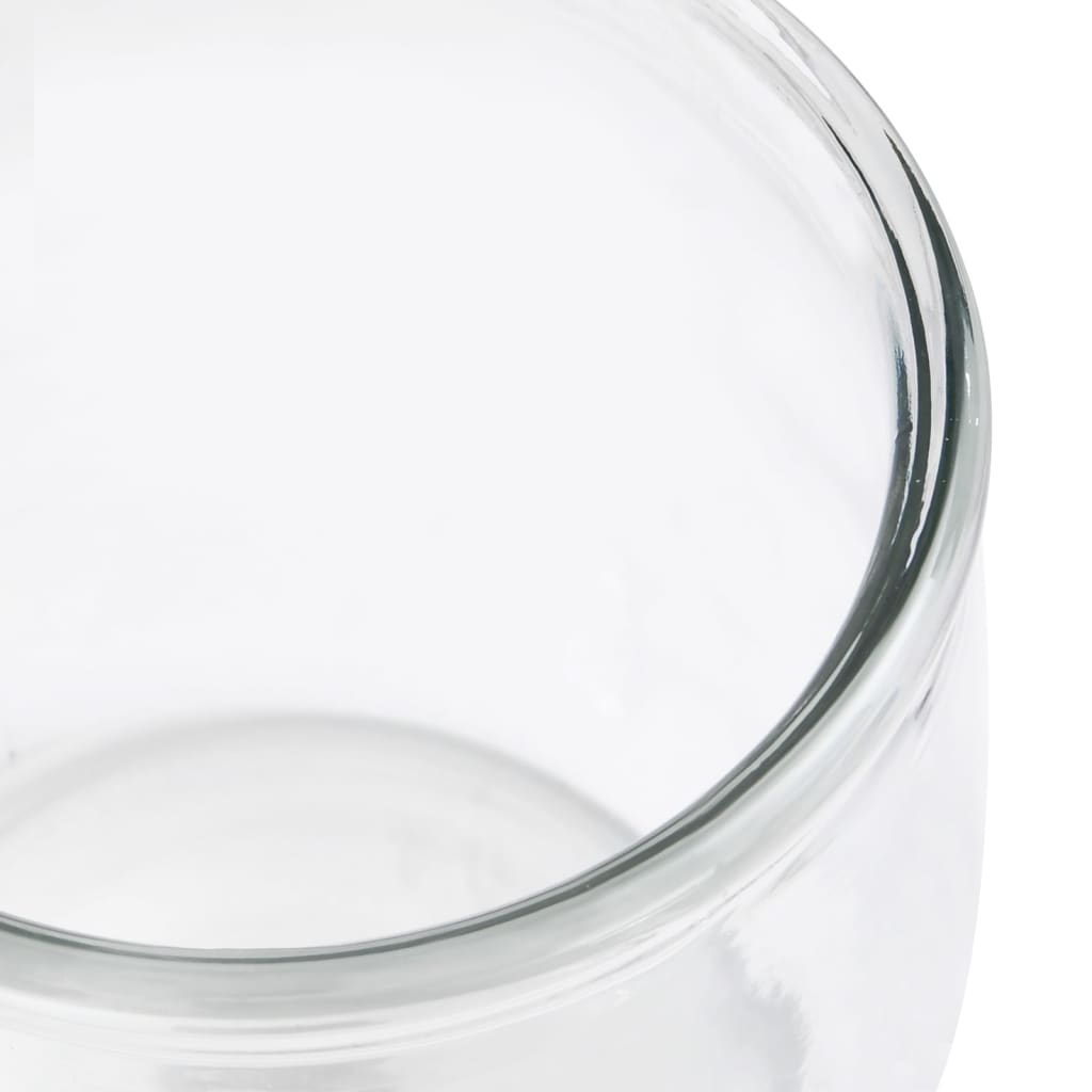 Berkfield Storage Glass Jars with Lid 4 pcs 3850 ml