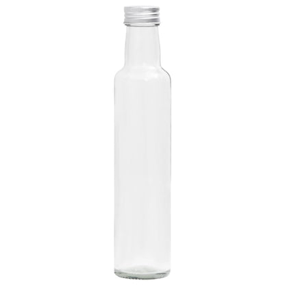 Berkfield Small Glass Bottles 260 ml with Screw Cap 20 pcs