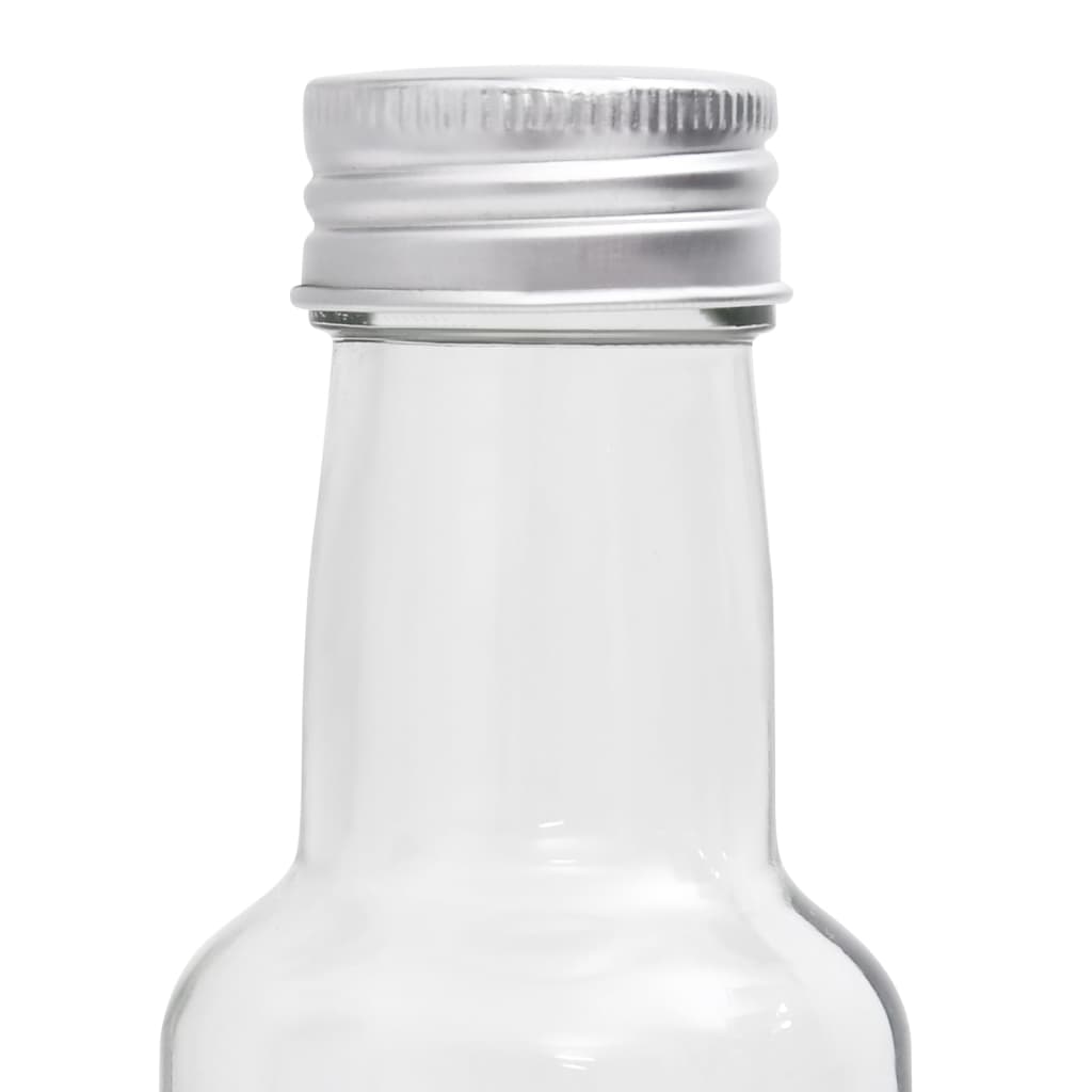 Berkfield Small Glass Bottles 260 ml with Screw Cap 20 pcs