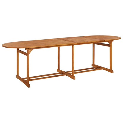 Berkfield Garden Dining Table 280x90x75 cm Solid Acacia Wood
