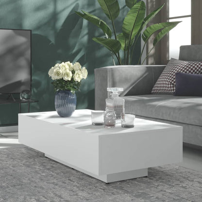 Berkfield Coffee Table White 115x60x31 cm Engineered Wood