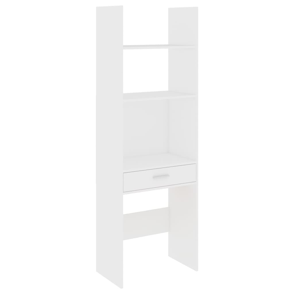 Berkfield Book Cabinet White 60x35x180 cm Engineered Wood