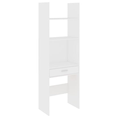 Berkfield Book Cabinet White 60x35x180 cm Engineered Wood