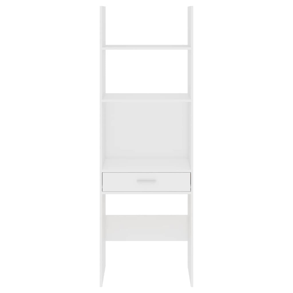 Berkfield Book Cabinet White 60x35x180 cm Engineered Wood