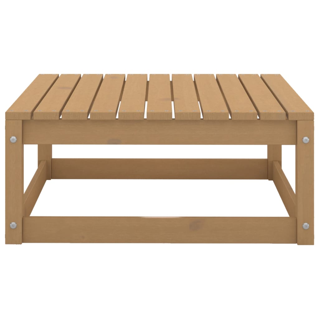 Berkfield 2 Piece Garden Lounge Set Honey Brown Solid Pinewood