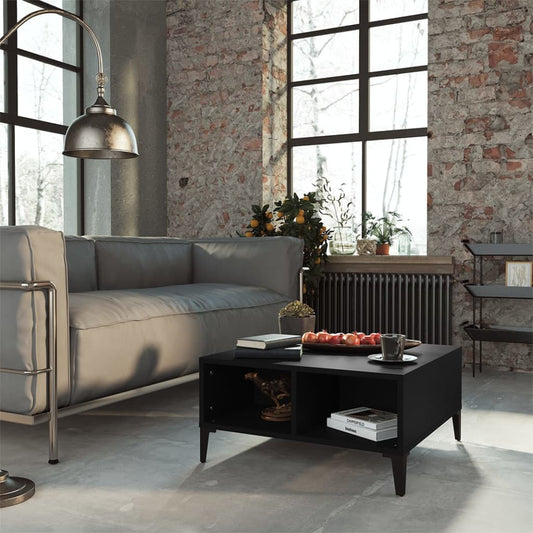 Berkfield Coffee Table Black 60x60x30 cm Engineered Wood