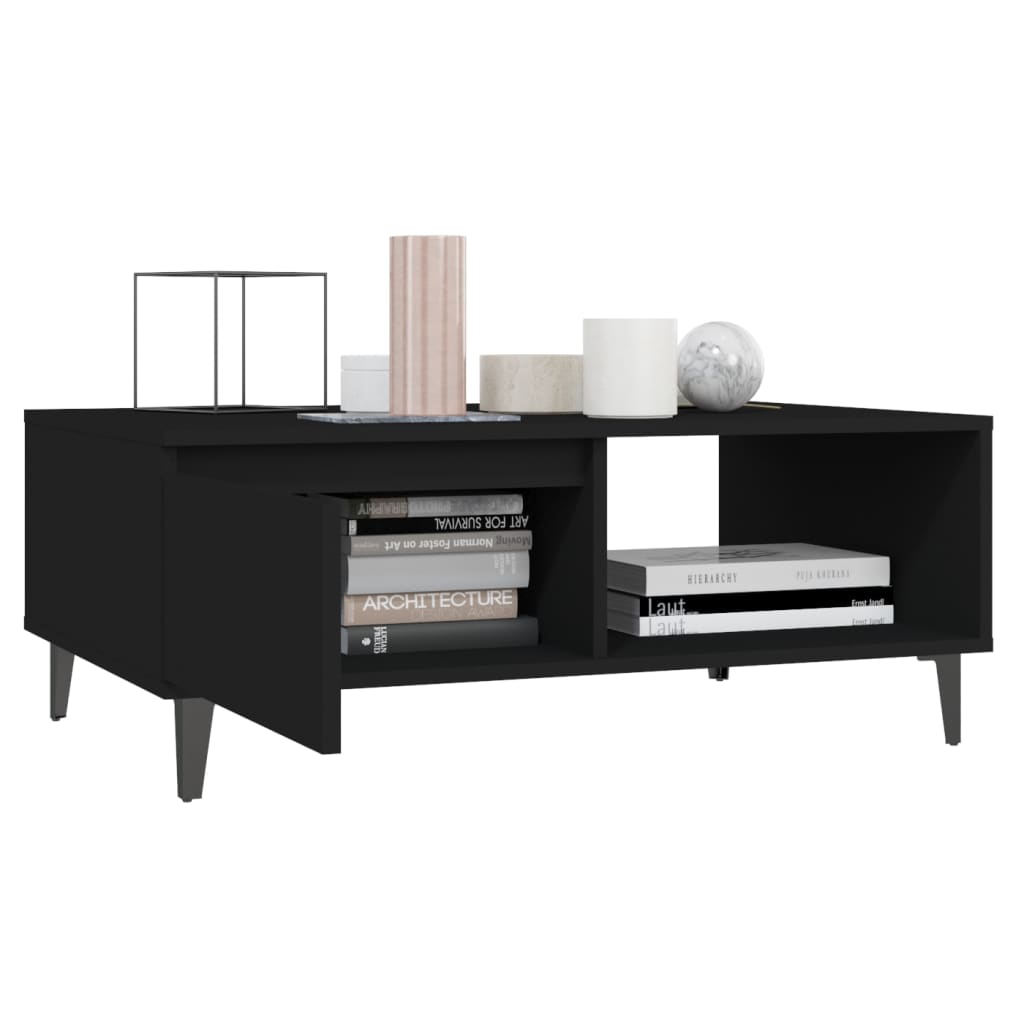 Berkfield Coffee Table Black 90x60x35 cm Engineered Wood