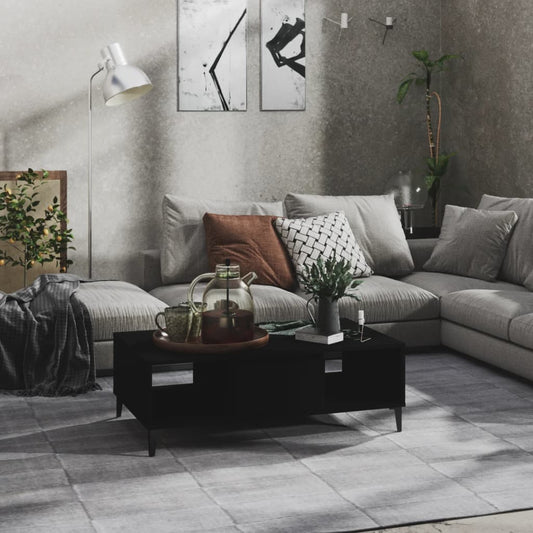 Berkfield Coffee Table Black 103.5x60x35 cm Engineered Wood