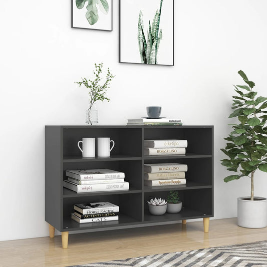 Berkfield Sideboard Grey 103.5x35x70 cm Engineered Wood