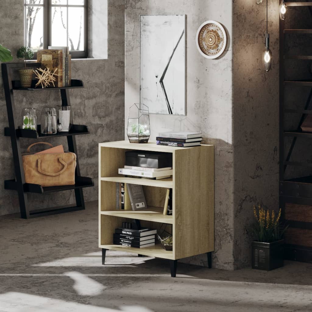 Berkfield Sideboard Sonoma Oak 57x35x70 cm Engineered Wood