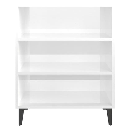 Berkfield Sideboard High Gloss White 57x35x70 cm Engineered Wood