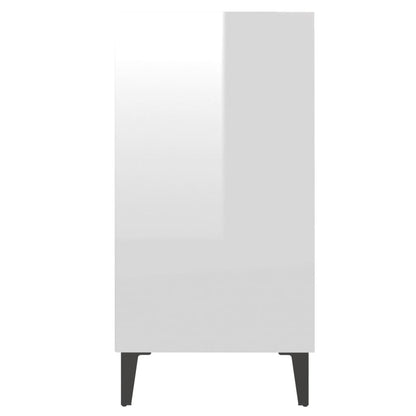 Berkfield Sideboard High Gloss White 57x35x70 cm Engineered Wood