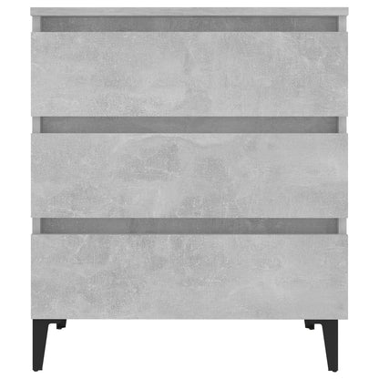 Berkfield Sideboard Concrete Grey 60x35x69 cm Engineered Wood