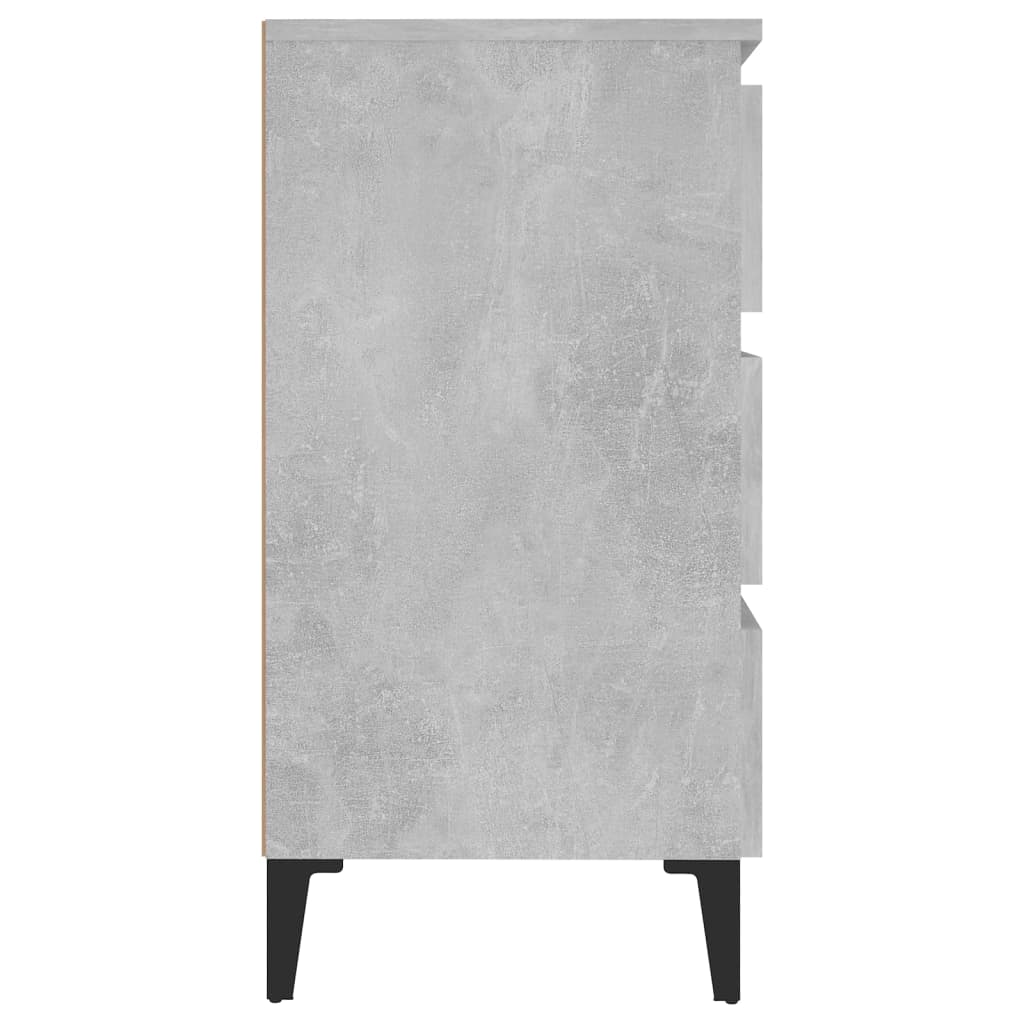 Berkfield Sideboard Concrete Grey 60x35x69 cm Engineered Wood