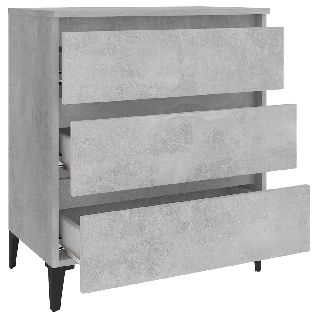 Berkfield Sideboard Concrete Grey 60x35x69 cm Engineered Wood