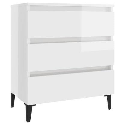 Berkfield Sideboard High Gloss White 60x35x69 cm Engineered Wood